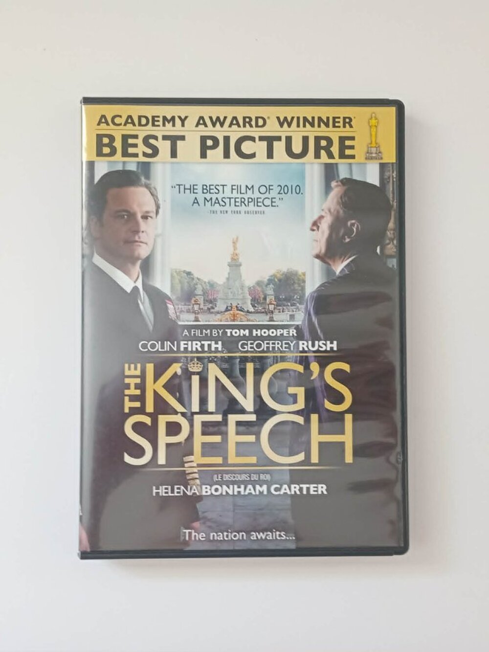 The King's Speech DVD | Academy Award Best Picture Winner | Colin Firth | VG